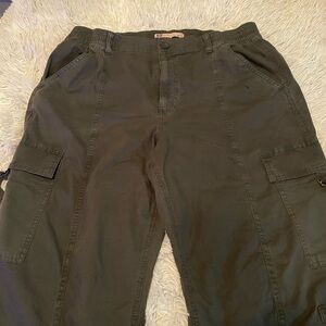 SO Womans  olive gray Cargo Pants